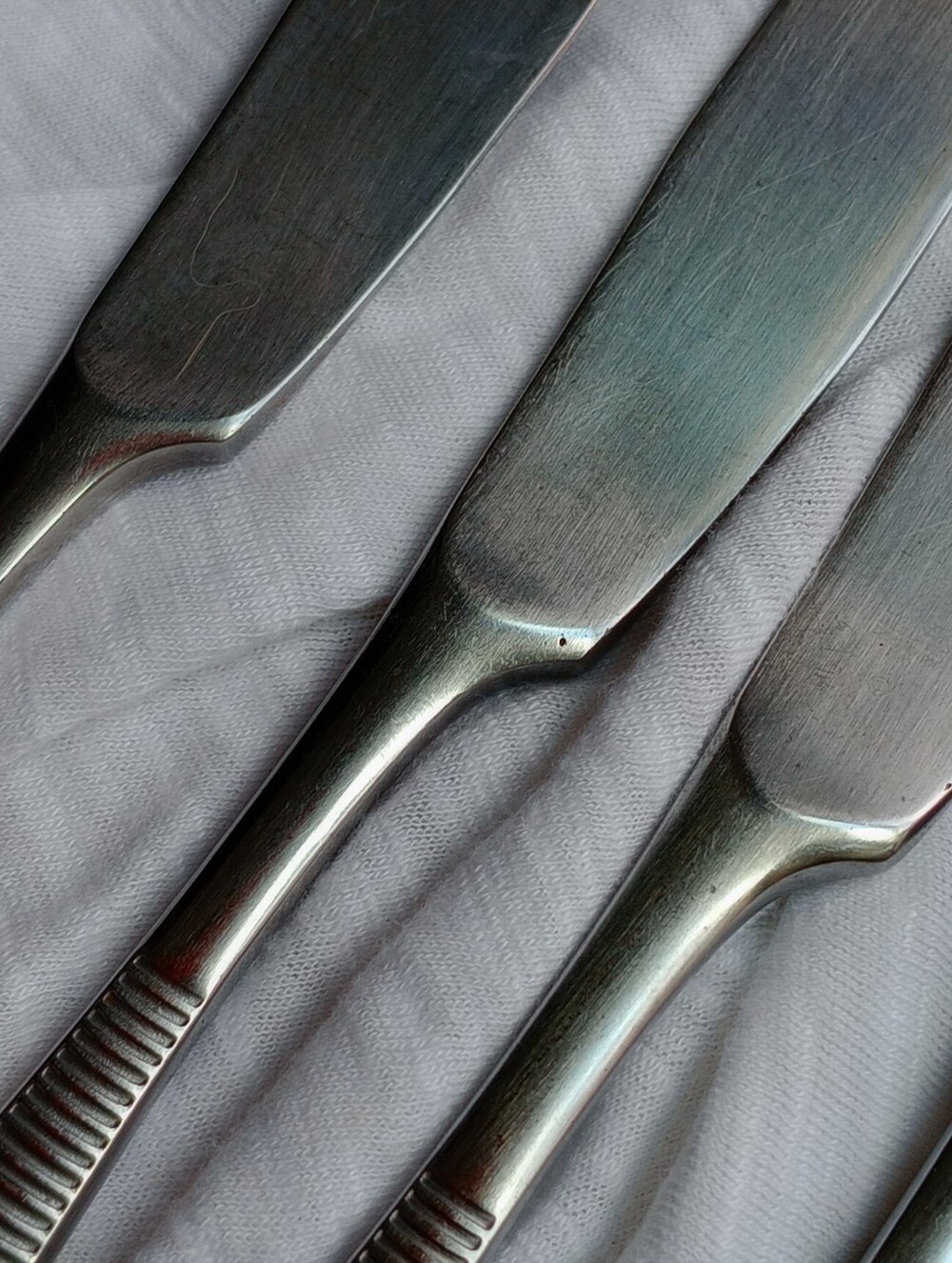 Dansk Denmark Set Of Four Butter Knives/ IHQ /VI MCM Stainless Replacement Pcs - Picture 4 of 9